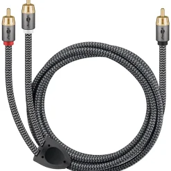 Câble audio 1 RCA mâle - 2 RCA mâles 3 m-Goobay Sale