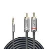 Câble audio Jack 3.5 - 2x RCA 50cm-Lindy Sale
