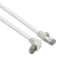 Câble Ethernet RJ45 CAT 6a mâle/mâle coudé - FTP 0,5 m - 395525-Metronic Outlet