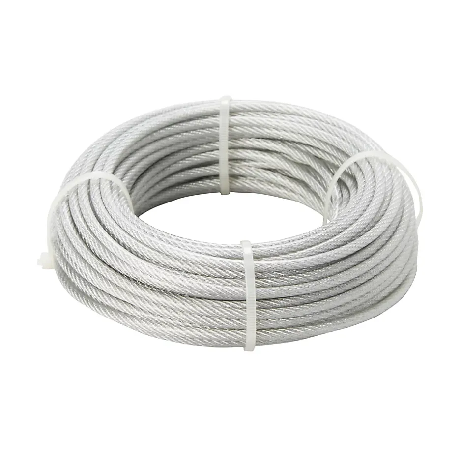 Câble gaine ø4 mm x 20 m transparent-Diall Clearance