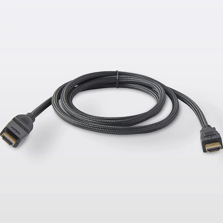 Câble HDMI Mâle / Mâle coudé 4K noir Or, 1.5 m-Blyss Online