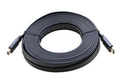 Câble HDMI Mâle / Mâle coudé 4K noir Or, 10 m-Blyss Outlet