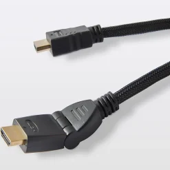 Câble HDMI Mâle / Mâle coudé 4K noir Or, 3 m-Blyss Best