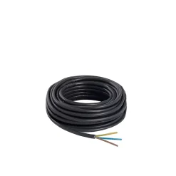Câble électrique flexible H05VVF 3x1,5 mm² Noir - 5 m-Nexans Hot