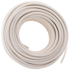 Câble électrique H05VV-F 2x1,5mm² blanc - 50m -^Zenitech Outlet