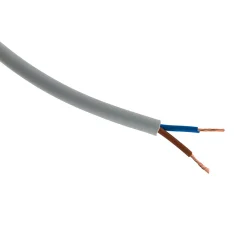 Câble électrique H05VV-F 2x1,5mm² gris - 50m -^Zenitech Discount