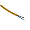Câble électrique H03VVH2-F 2x0,75mm² or - 5m -^Zenitech Discount