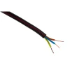 Câble électrique U1000 R2V 3G1,5mm² noir 5m^Zenitech