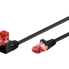 Câble RJ45 Cat6 coudé non blindé 25cm-Goobay Sale