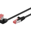 Câble RJ45 Cat6 coudé surblindé 50cm-Goobay Sale