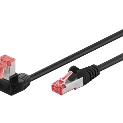 Câble RJ45 Cat6 coudé surblindé 50cm-Goobay Sale