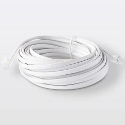 Câble RJ11 Mâle / Mâle blanc , 10 m-Blyss Online