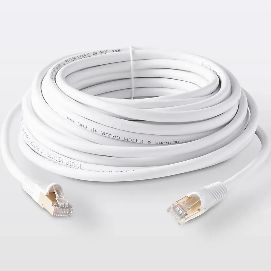 Câble RJ45 Mâle / Mâle Catégorie 6E blanc , 1 m^Blyss Clearance