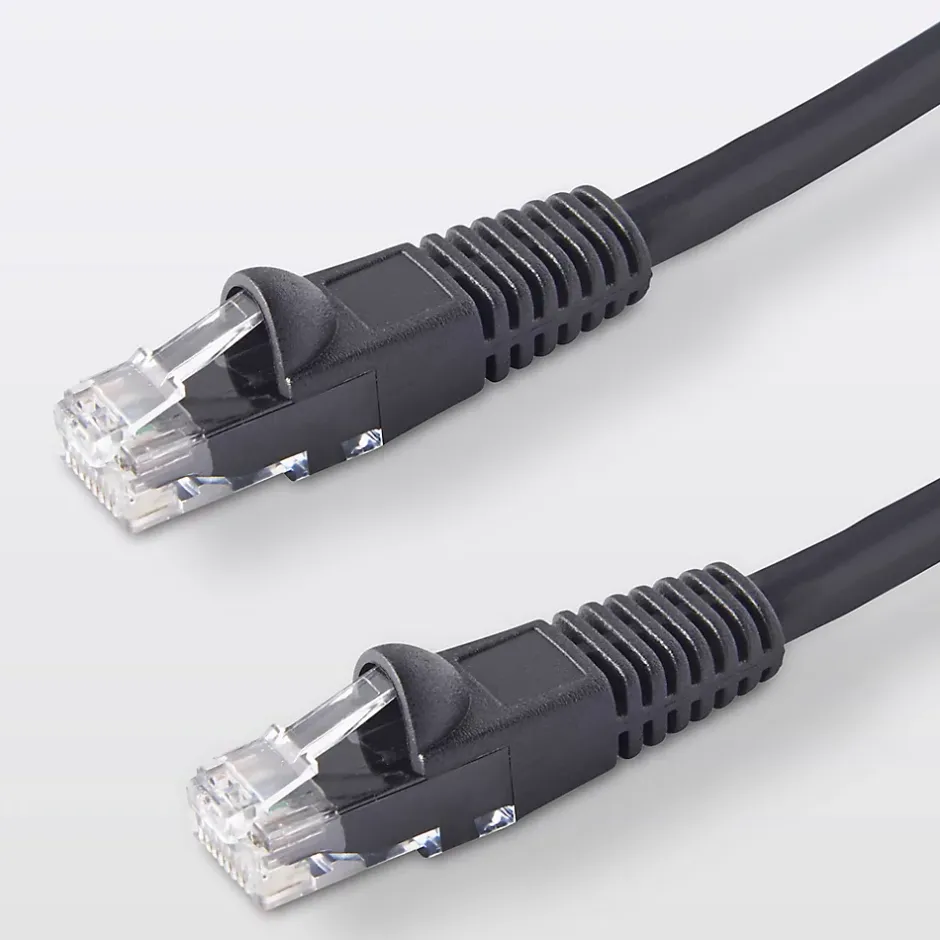 Câble RJ45 Mâle / Mâle Catégorie 5E noir , 10 m^Blyss Hot