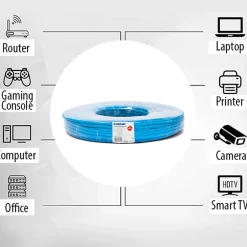 Câble réseau CAT6 UTP 25 m en écheveau^Tecnid Outlet