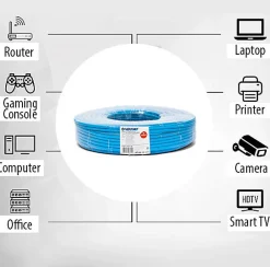 Câble réseau UTP CAT6 50 m en écheveau^Tecnid New