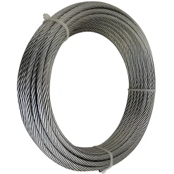 Câble souple diam. 5 mm - torons 7 x 7 - 100 mètres - Inox 316-MySystem Sale