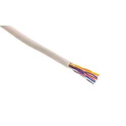 Câble téléphone PTT 298 4 paires 0,6mm² ivoire 5m-Zenitech Clearance