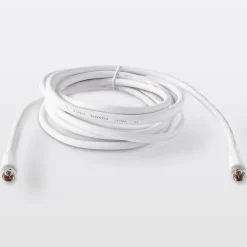 Câble type F 3C2V Mâle / Mâle blanc , 3 m-Blyss