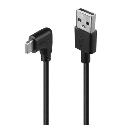 Câble USB 2.0 - USB-C coudé - 50cm^Lindy Online