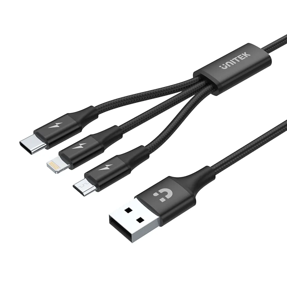 Câble USB 3 en1 1.50 mètre^Unitek Online