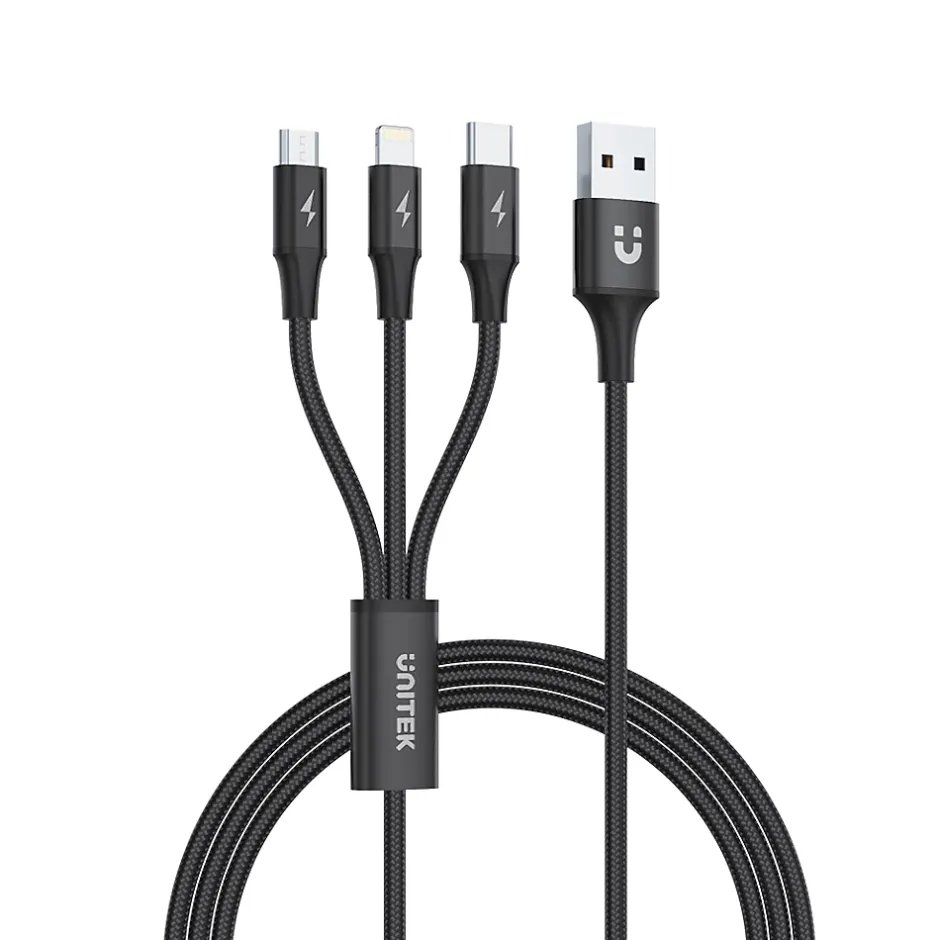 Câble USB 3 en1 1.50 mètre^Unitek Online