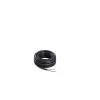Câble 2X0,75 mm² H03VVH2F noir couronne 5m^Nexans
