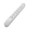 Bloc multiprise 8 prises 16A avec interrupteur, cable 3 m HO5VV-F 3x1,5 mm2 blanc^Chacon Discount