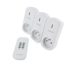 Set de 3 prises On/Off+ Telecommande 2000W - FR-Chacon Discount