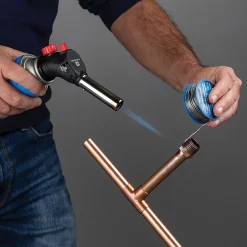 Chalumeau à gaz Multi-usages Soudure Brasage Cuisine + Cartouche de gaz butane 227gr^Kemper Best