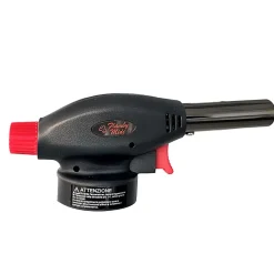 Chalumeau à gaz 180W - 360-C + Cartouche gaz butane 227gr - Chalumeau de cuisine Allumage auto piezo flamme réglable-Proweltek New