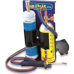 Chalumeau BI Gaz 110 Bar Oxygène/ Propane Avec 2 pointes Kit complet OXYKIT 555K^Kemper Hot