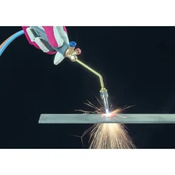 Chalumeau Bi-Gaz Oxygène Propane Pro 3300-C : Kit Complet Soudage & Brasage, Coupe Acier 5 mm, Détendeurs, Manomètres-Kemper New