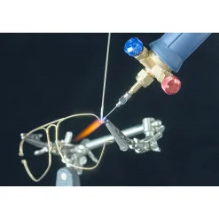 Chalumeau Bi-Gaz Oxygène Propane Pro 3300-C : Kit Complet Soudage & Brasage, Coupe Acier 5 mm, Détendeurs, Manomètres-Kemper New