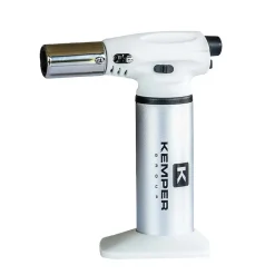 Chalumeau de cuisine à gaz Toutes positions 360 degrés + Cartouche de gaz 160ml Allumage piézo Flamme réglable^Kemper Outlet