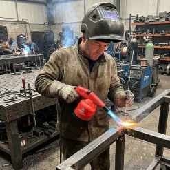 Chalumeau gaz 1.7kW Allumage piezo + 8 Cartouches gaz^Proweltek Online