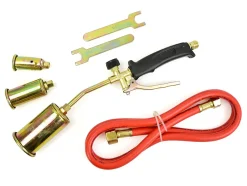 Chalumeau Gaz Professionnel Pour Charpente - Avec 3 Buses 25 35 50 Mm En Blister 10 Pièces-Importdistrib Online