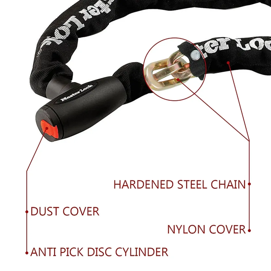 Chaîne antivol 8292EURDPS Noir 200 cm^Master Lock Clearance