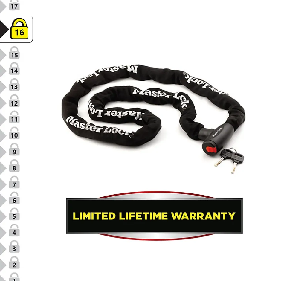 Chaîne antivol 8292EURDPS Noir 200 cm^Master Lock Clearance