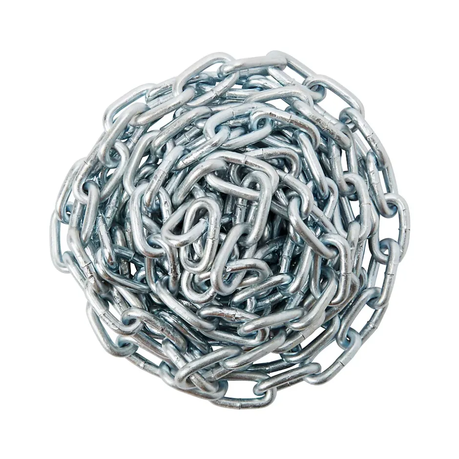 Chaîne droite en acier zingué ø2.5 mm, 2.5 m-Diall Hot