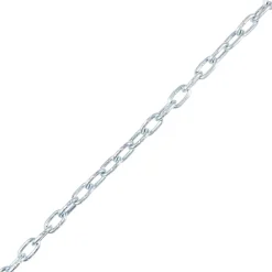 Chaîne droite en acier zingué ø2.5 mm, 2.5 m-Diall Hot