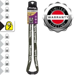 Chaîne en acier à combinaison Masterlock 1.50m x 8 mm-Master Lock Best