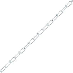 Chaîne non soudée en acier ø1.4 mm, 2.5 m-Diall Outlet