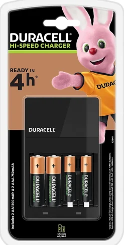 Chargeur de pile AA / AAA + 4 piles (2xAA + 2xAAA)-Duracell Hot