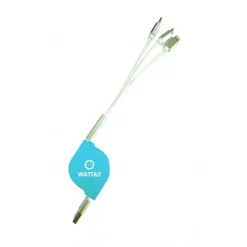 Chargeur prise 16A avec port USB Bewatt turquoise^Watt & Co New