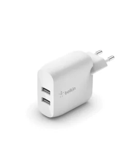 Chargeur secteur Boost Charge 2 USBA 2x 12W blanc-Belkin Clearance