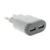 Chargeur sur secteur 2 prises USB 2.4A^ Discount