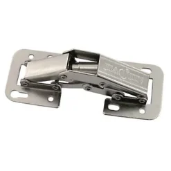 Charnière invisible à ressort easy acier 90°, lot de 2-Diall New