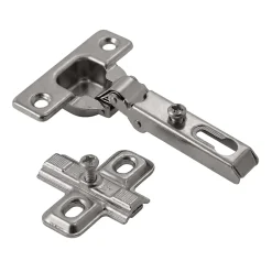 Charnière invisible key hole acier nickelé pour porte Ø26 mm 92°, lot de 2^Diall Sale