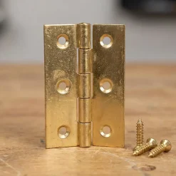 Charnière laiton simple 60 x 35 mm doré^QCL New